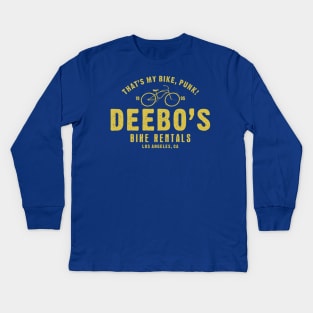 deebo's bike rentals Kids Long Sleeve T-Shirt